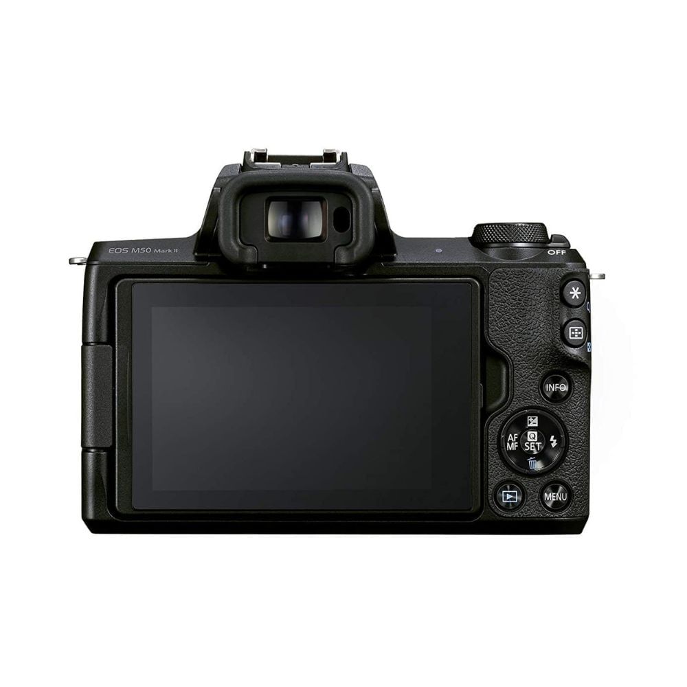 Canon M50 Mark II 24.1MP Mirrorless Camera - Refurbished_Black_Back_58411