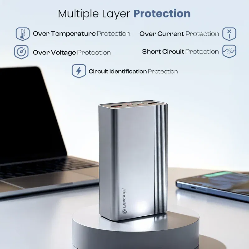 Lapcare Boost 65W 20000Mah - Powerbank - New - Grey_All_Others_90790