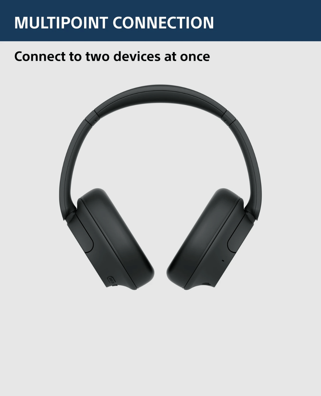 Sony WH CH720N Active Noise Cancellation Wireless Bluetooth Over Ear Headphones - Unboxed_Black_Category_114745