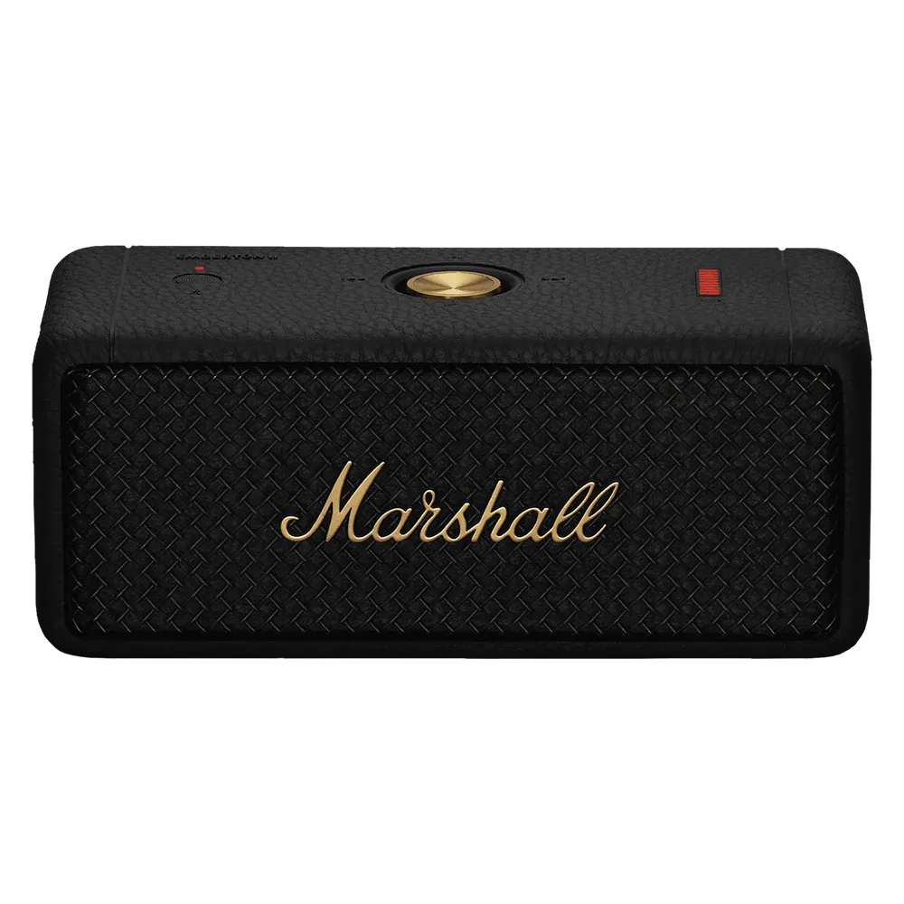 Marshall Emberton 2 Bluetooth Speaker - Unboxed_Black Brass _Front_60985
