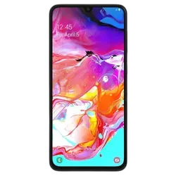 Refurbished Samsung Galaxy A70 Black front