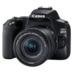 Canon EOS 200D 24.2MP DSLR - Refurbished_Black_Left Side_114592