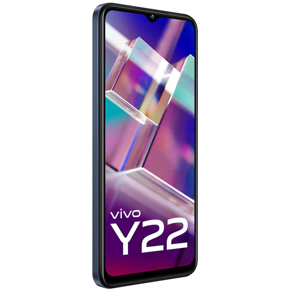 Vivo Y22 2022 - Refurbished_Starlite Blue_Left Side_48892