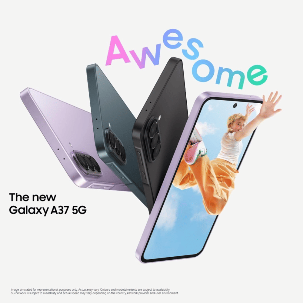 Samsung Galaxy A37 5G - Refurbished_Awesome Graygreen_Back_125844