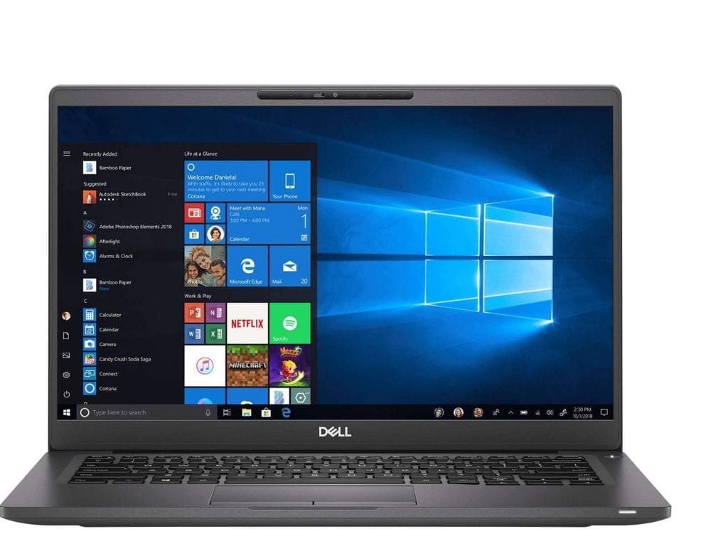 Dell Latitude 7000 Series 7300 (Intel Core i7 8th Gen 13.3 Inch)- Refurbished_Black_Front_60546