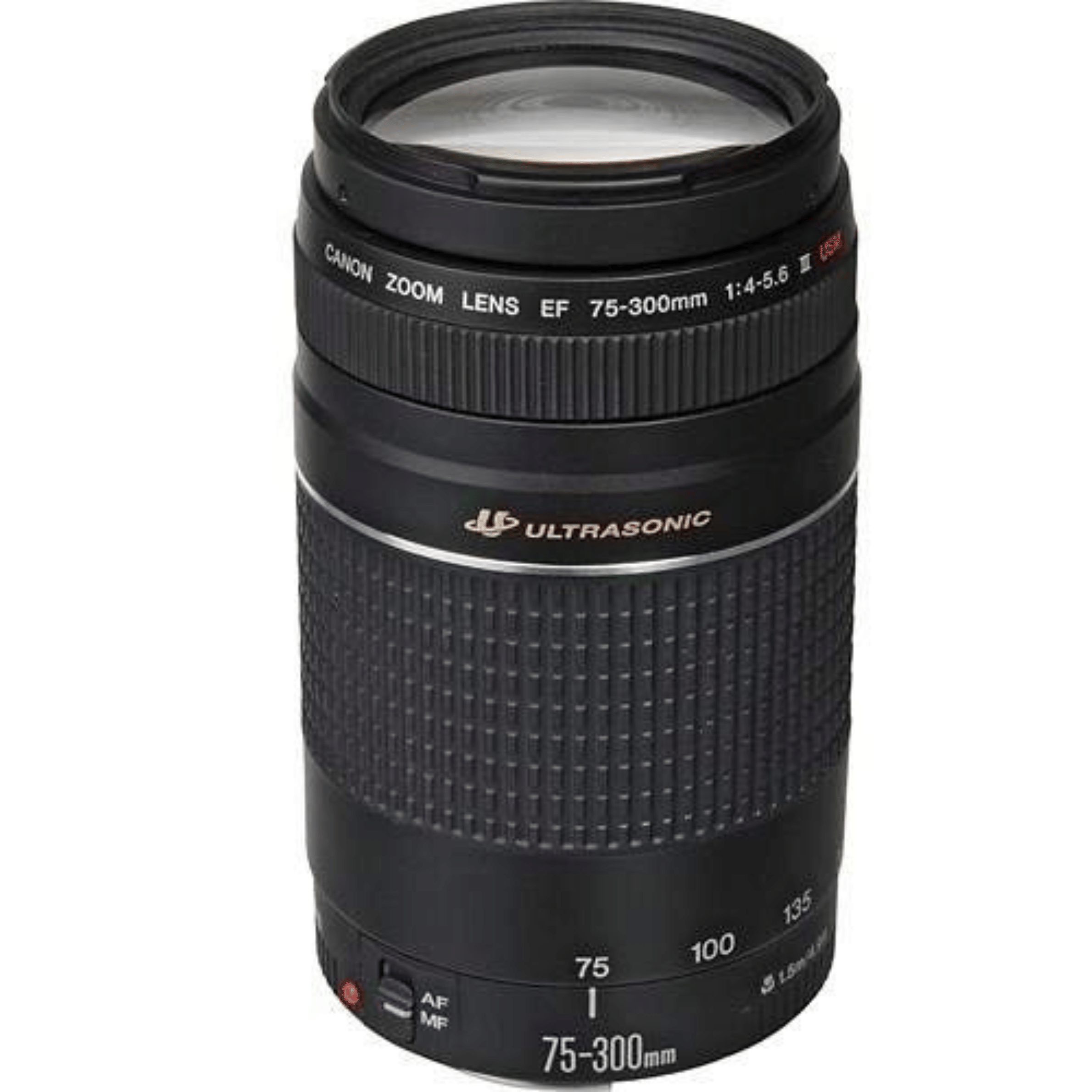 Canon 75-300mm Telephoto Zoom Lens - Refurbished Good - Black - Refurbished_Black_Bottom_115163