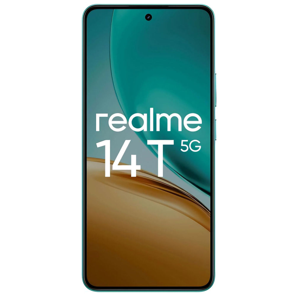 Realme 14T 5G - Refurbished_Surf Green_Front_62682
