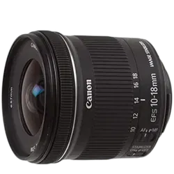 Canon EF-S 10-18mm f/4.5-5.6 is STM Lens - Refurbished Good - Black - Refurbished_Black_Front_115158