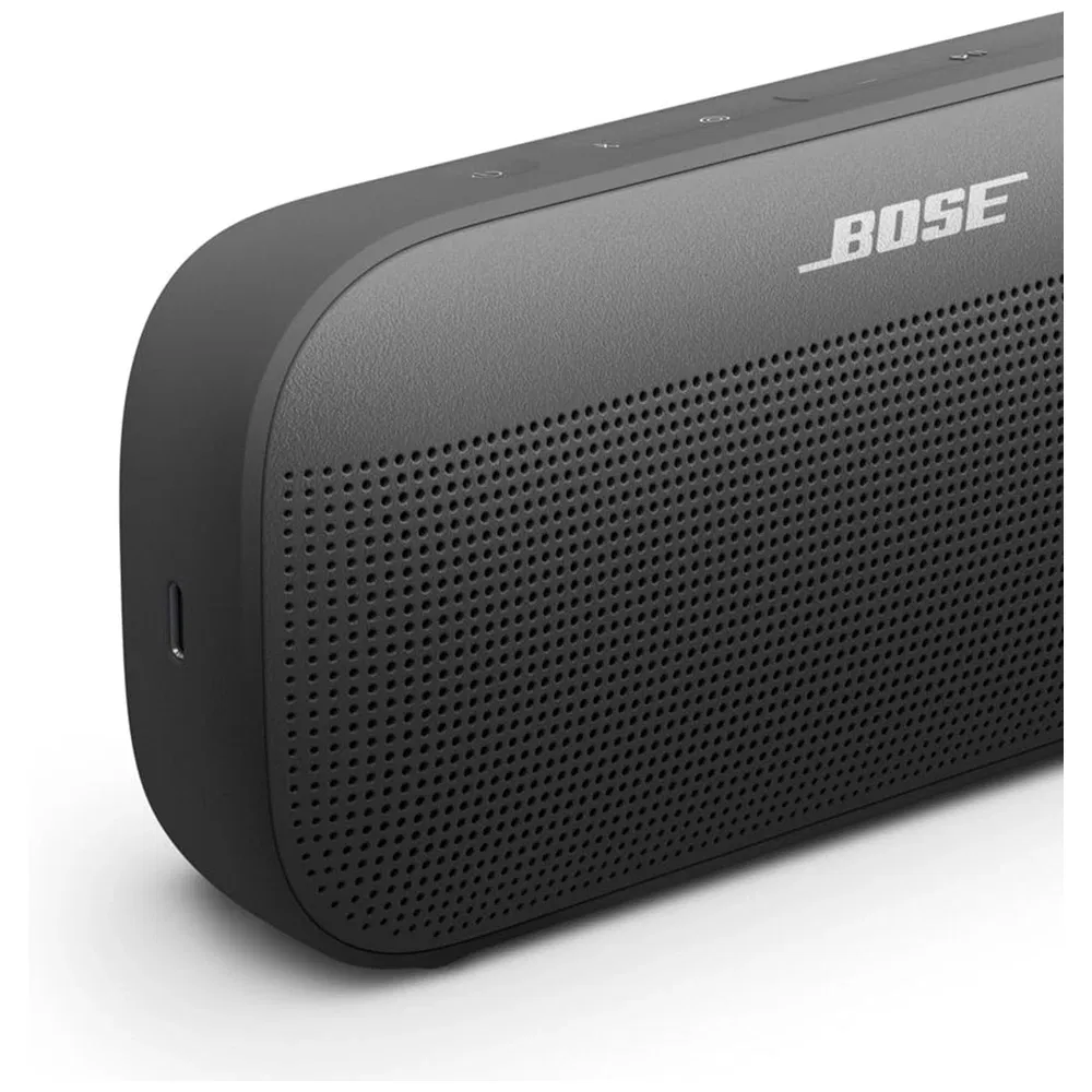 Bose New SoundLink Flex Portable Bluetooth (2nd Gen) Speaker - Refurbished_Black_Left Side_124532