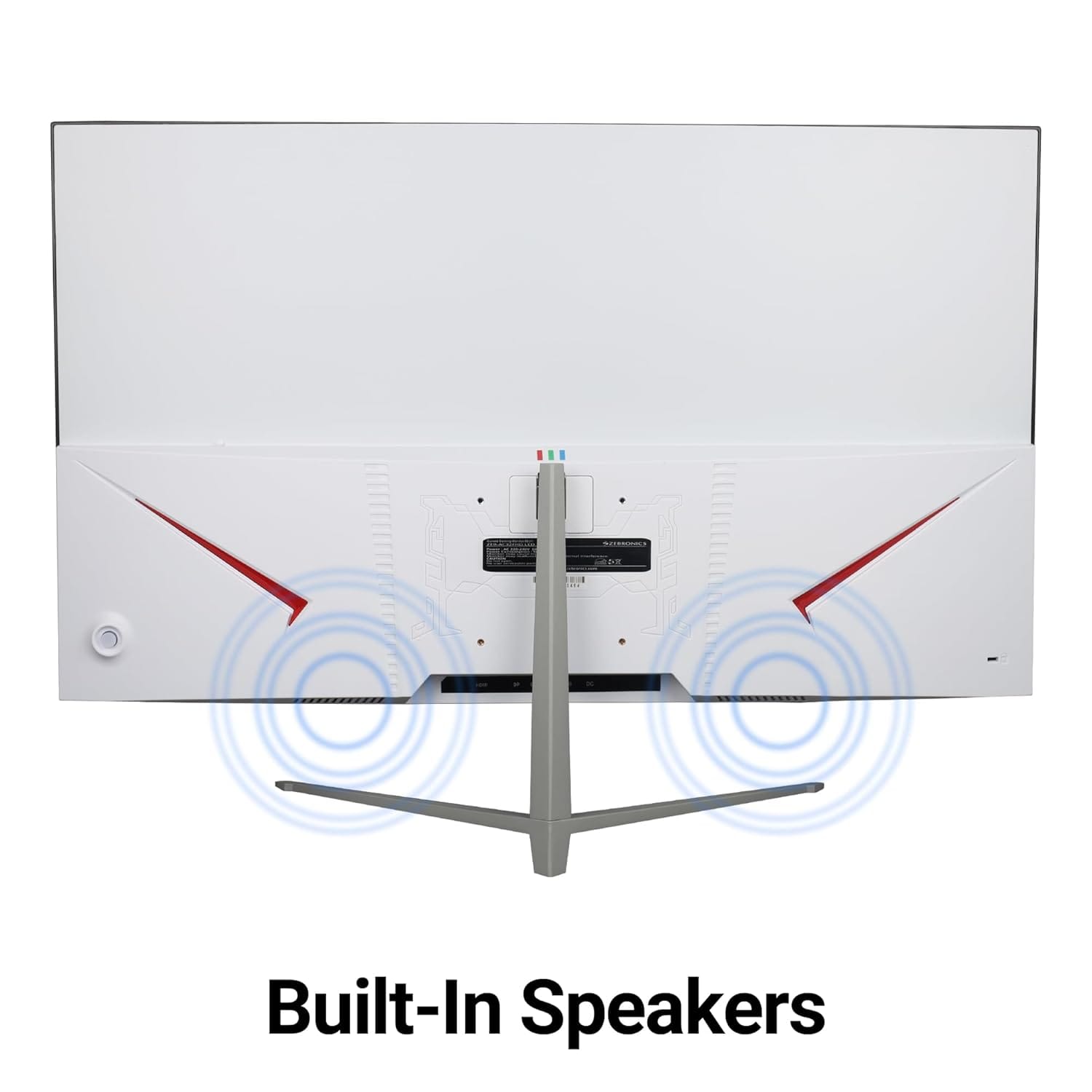 ZEBRONICS AC32FHD 32 Inch 75Hz LED Curved FHD Monitor - Unboxed_White_Back_89740