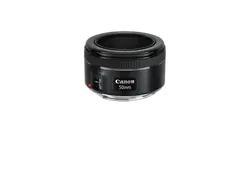Canon 50mm F/1.8 STM Standard Prime Lens - Refurbished Good - Black - Refurbished_Black_Back_70450