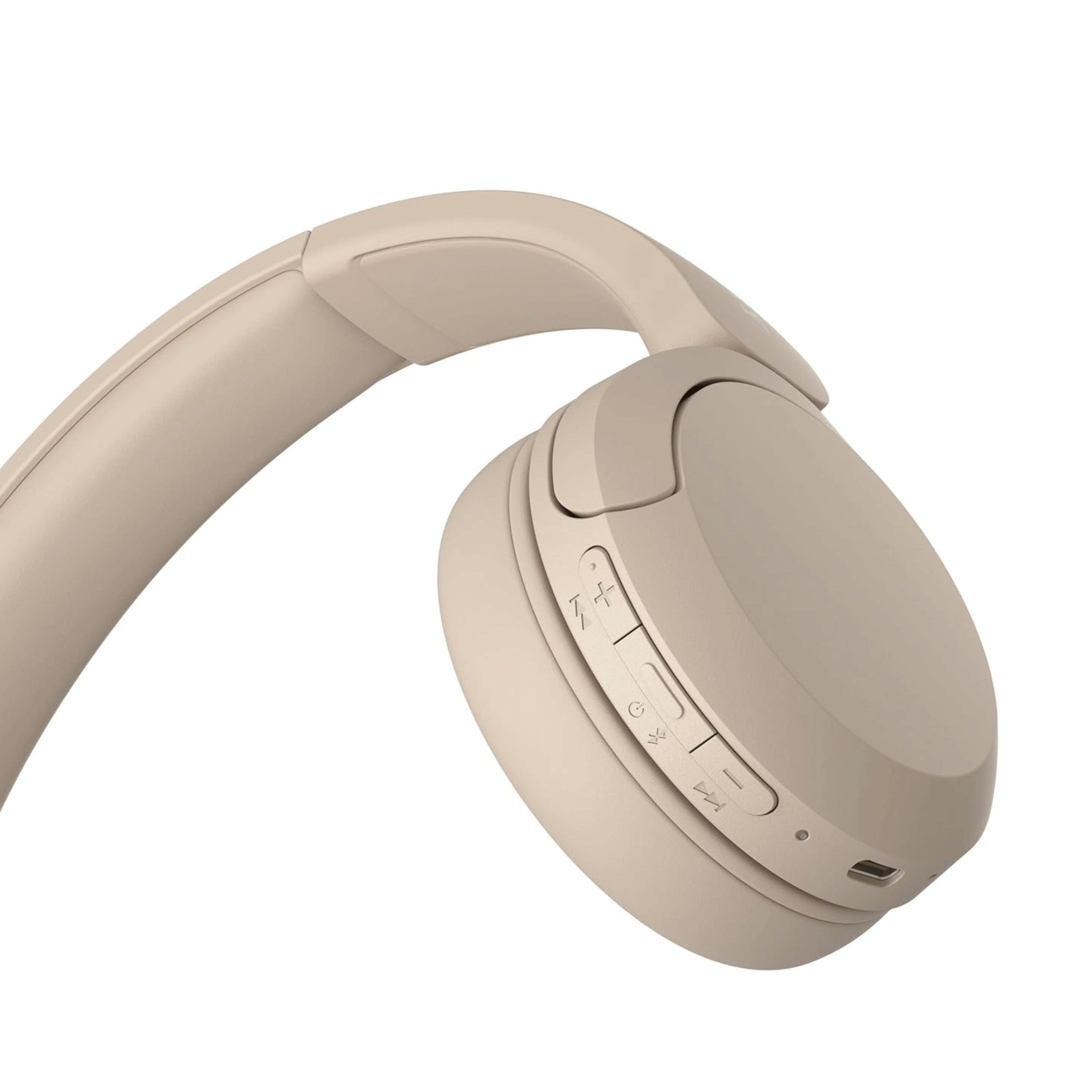 Sony WH CH520 on Ear Headphones - Refurbished_Taupe_Quality_115248