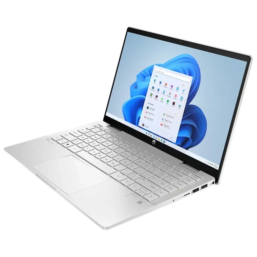 HP/Compaq Pavilion Series x360 convertible 14-dw1039tu TOUCH SCREEN (Intel Core i5 11th Gen 14 Inch)- Refurbished_Silver_Bottom_133212