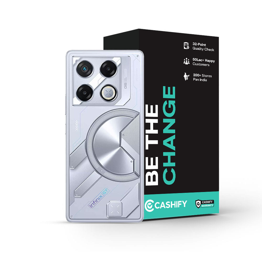 Infinix GT 20 Pro - Refurbished_Mecha Silver_Phone With Box_62811