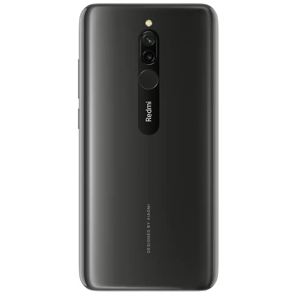 Xiaomi Redmi 8 - Refurbished_Onyx Black_Back_56383