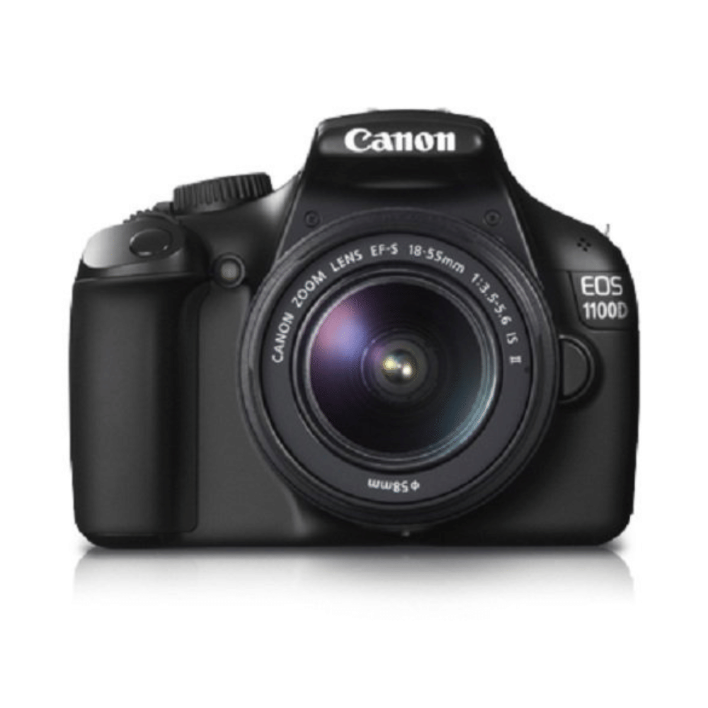 Canon EOS 1100D 12.2MP DSLR - Refurbished_Black_Front_63845