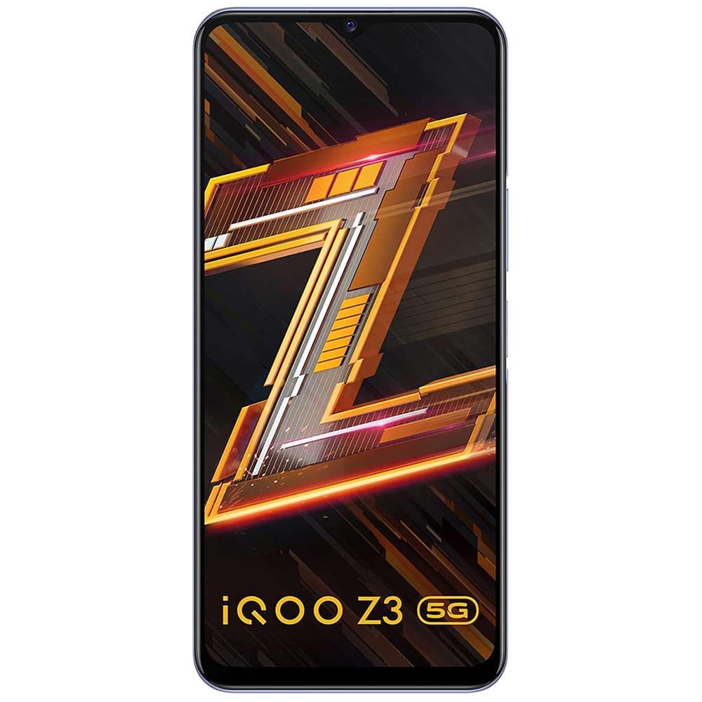 iQOO Z3 5G - Refurbished_Cyber Blue_Front_50711
