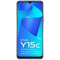 Refurbished Vivo Y15c Mystic Blue front