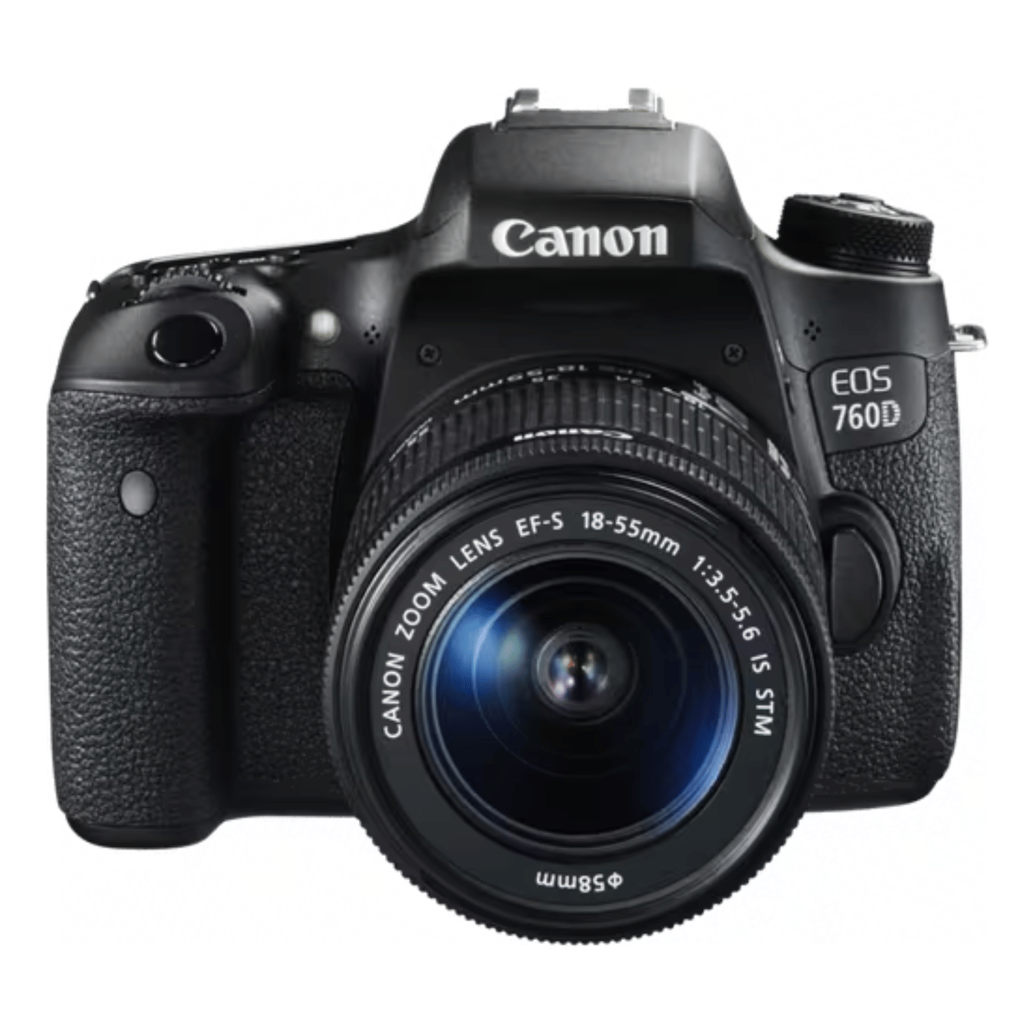 Canon EOS 760D 24.2MP DSLR - Refurbished_Black_Front_114582