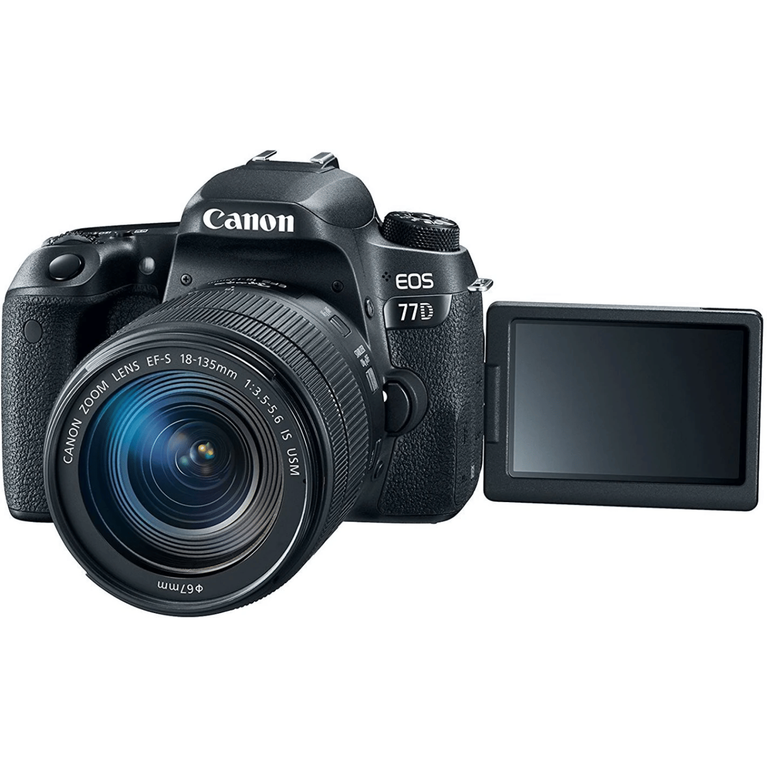 Canon EOS 77D 24.2MP DSLR - Refurbished_Black_Preview_114566