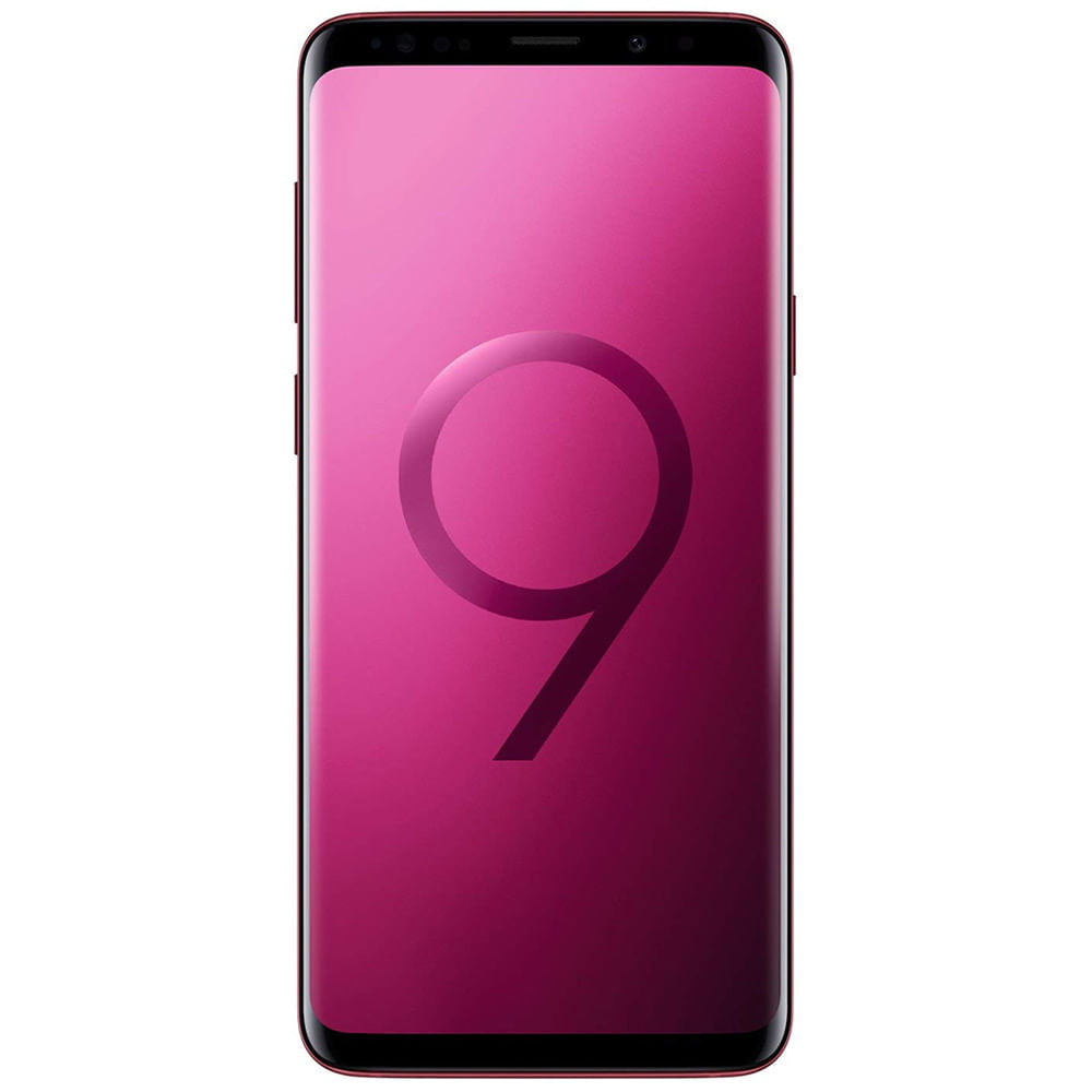 Samsung Galaxy S9 Plus -Burgundy red-frontSamsung Galaxy S9 Plus -Burgundy red-back