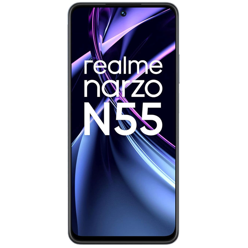 Realme Narzo N55 - Refurbished_Prime Black_Front_51487