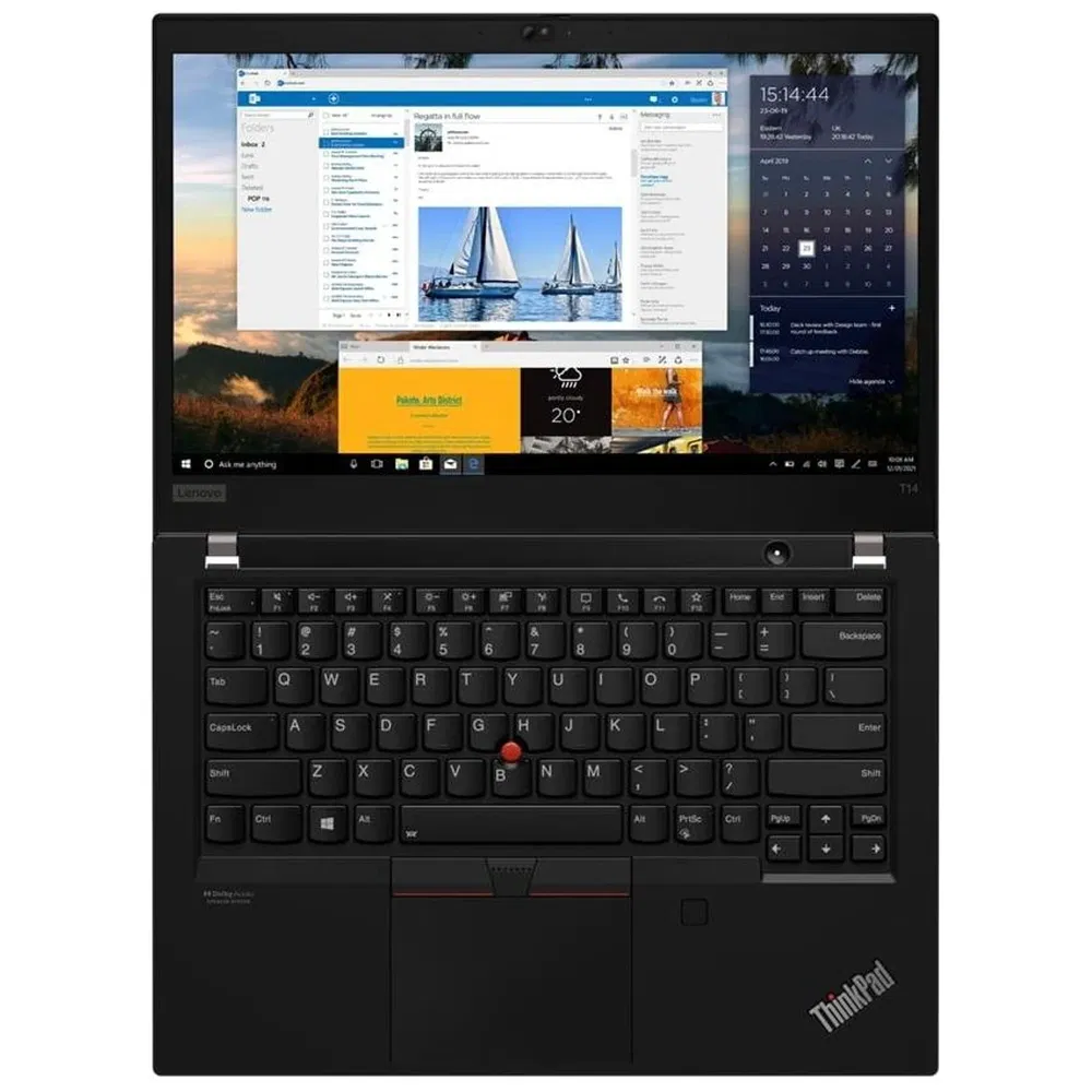 Lenovo Thinkpad T Series Thinkpad T14 Gen 2i (Intel Core i7 11th Gen 14 Inch)- Refurbished_Black_Top_124935