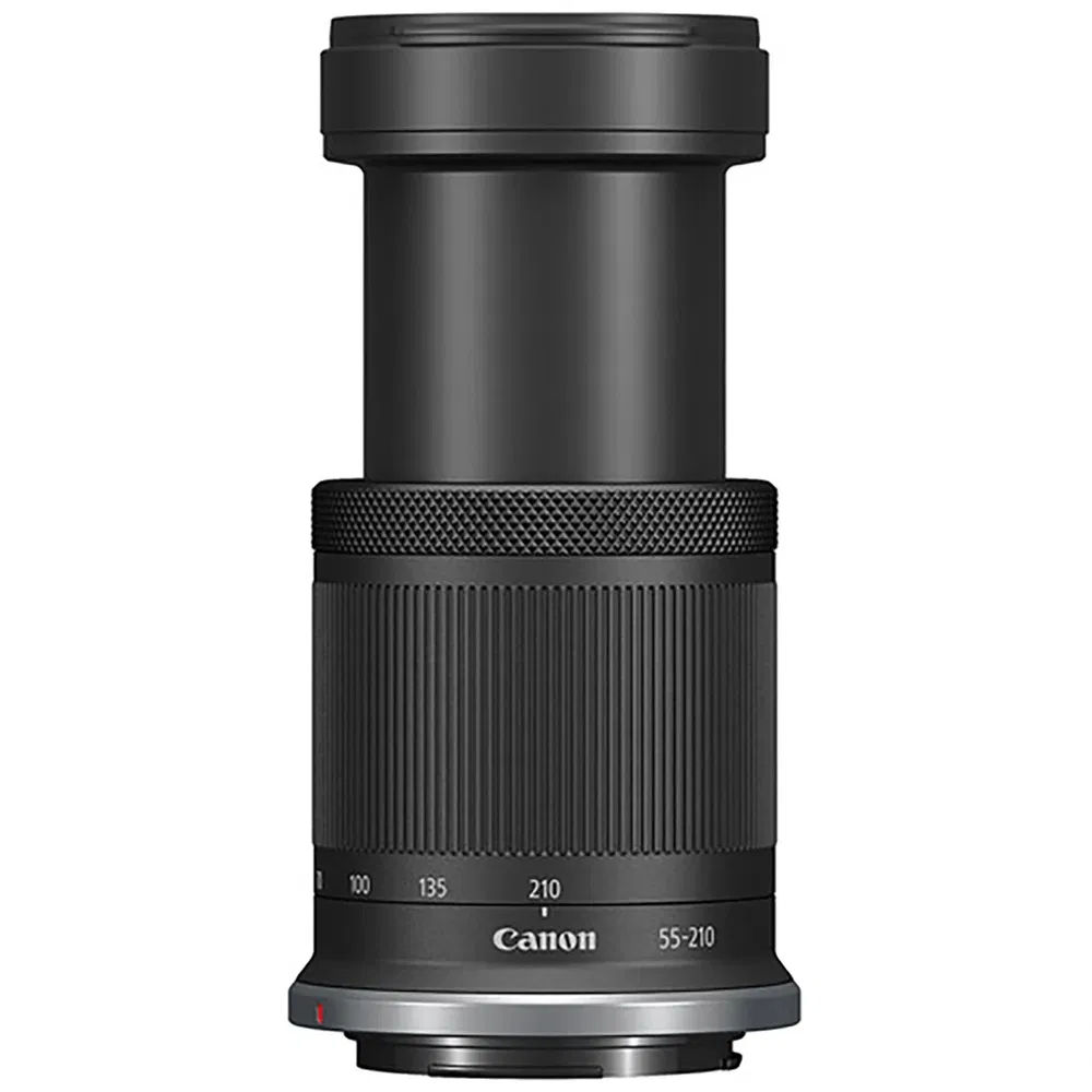 Canon RF–S55–210mm F5–7.1 IS STM Telephoto Zoom Lens  - Refurbished_Black_Top_126316
