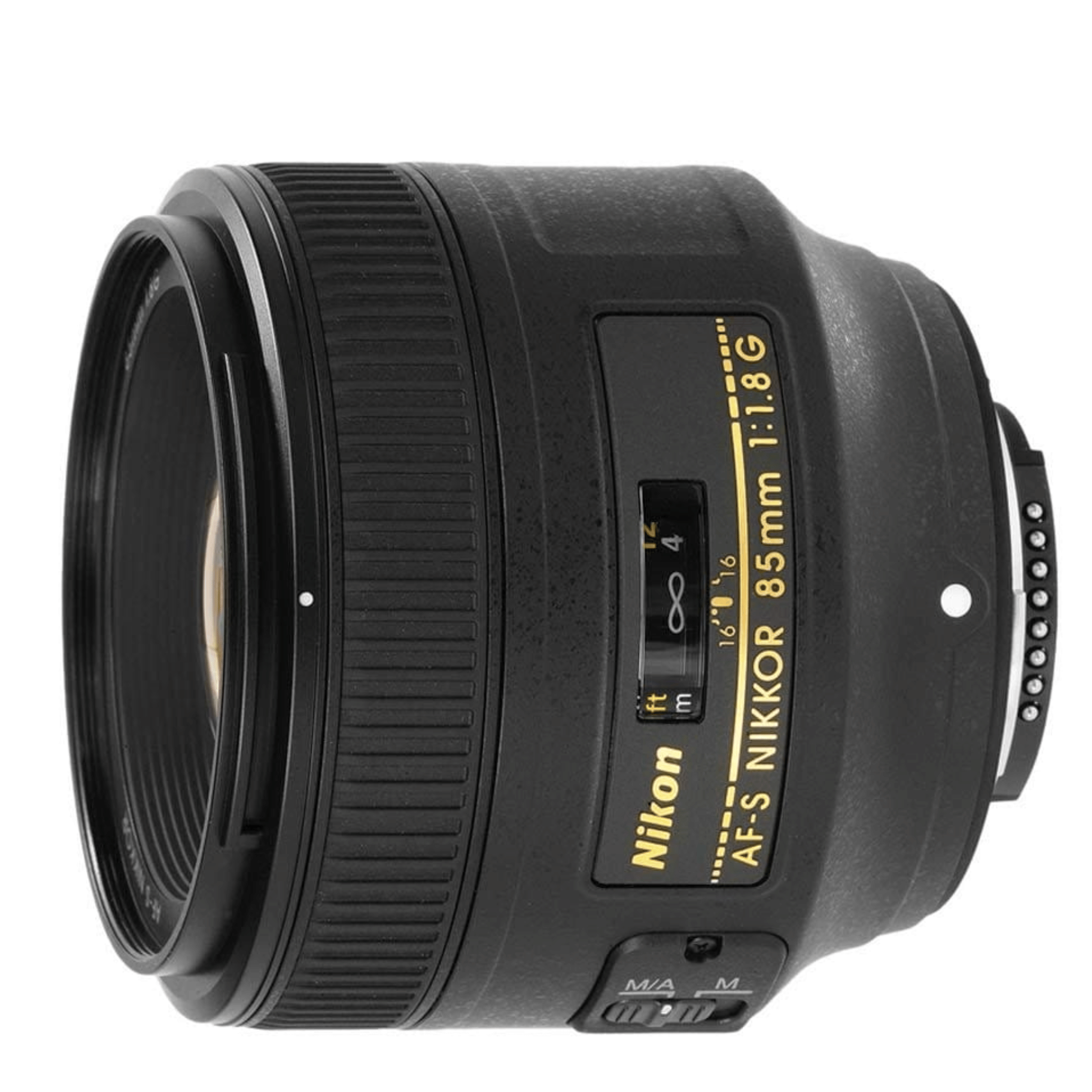 Nikon AF–S 85mm F/1.8G Prime Lens - Refurbished_Black_Back_123228