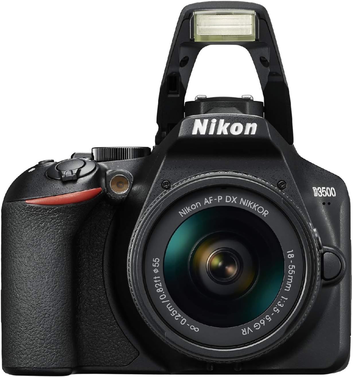 Nikon D3500 24.2MP DSLR - Refurbished_Black_Front_58406