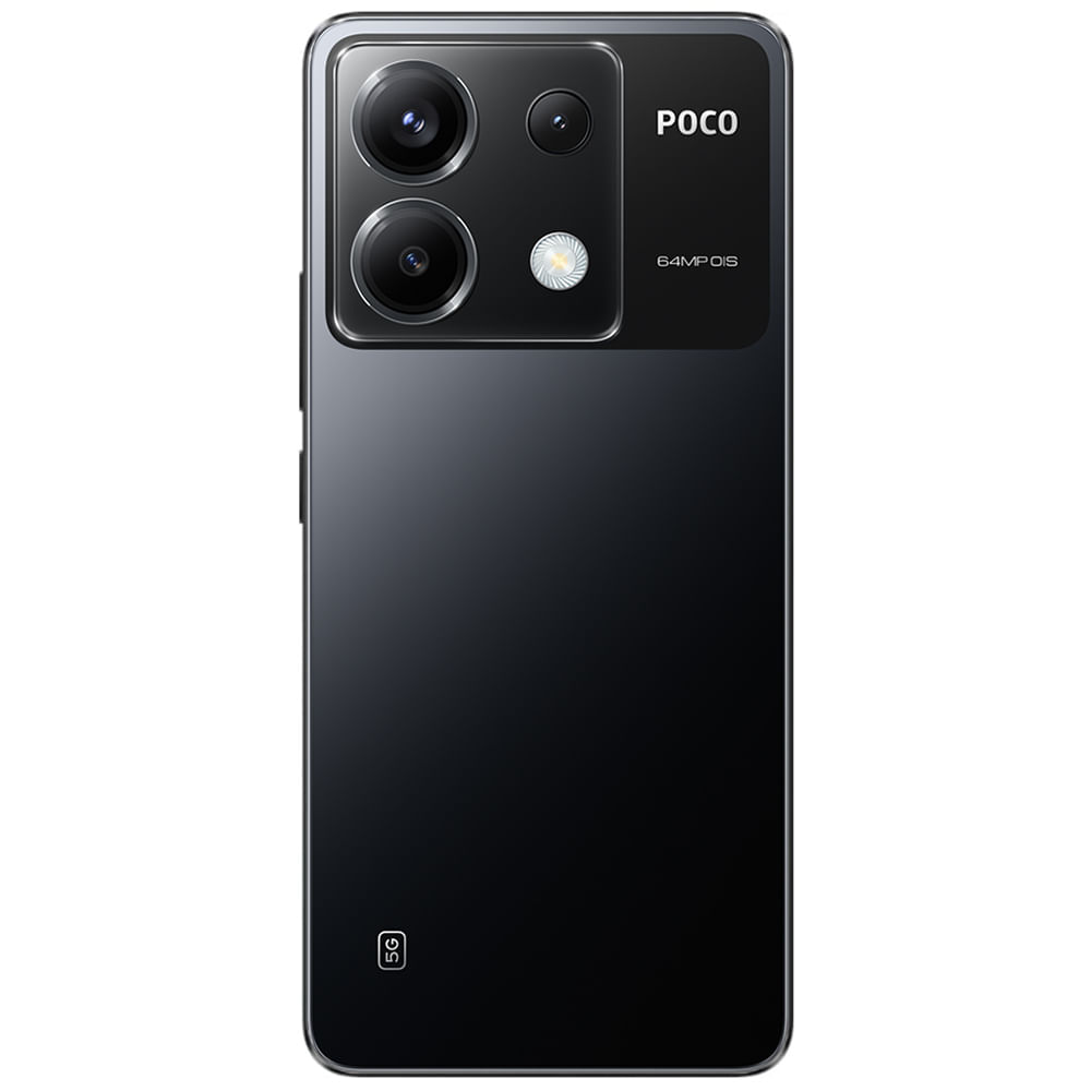 POCO X6 5G - Refurbished_Mirror Black_Back_53516