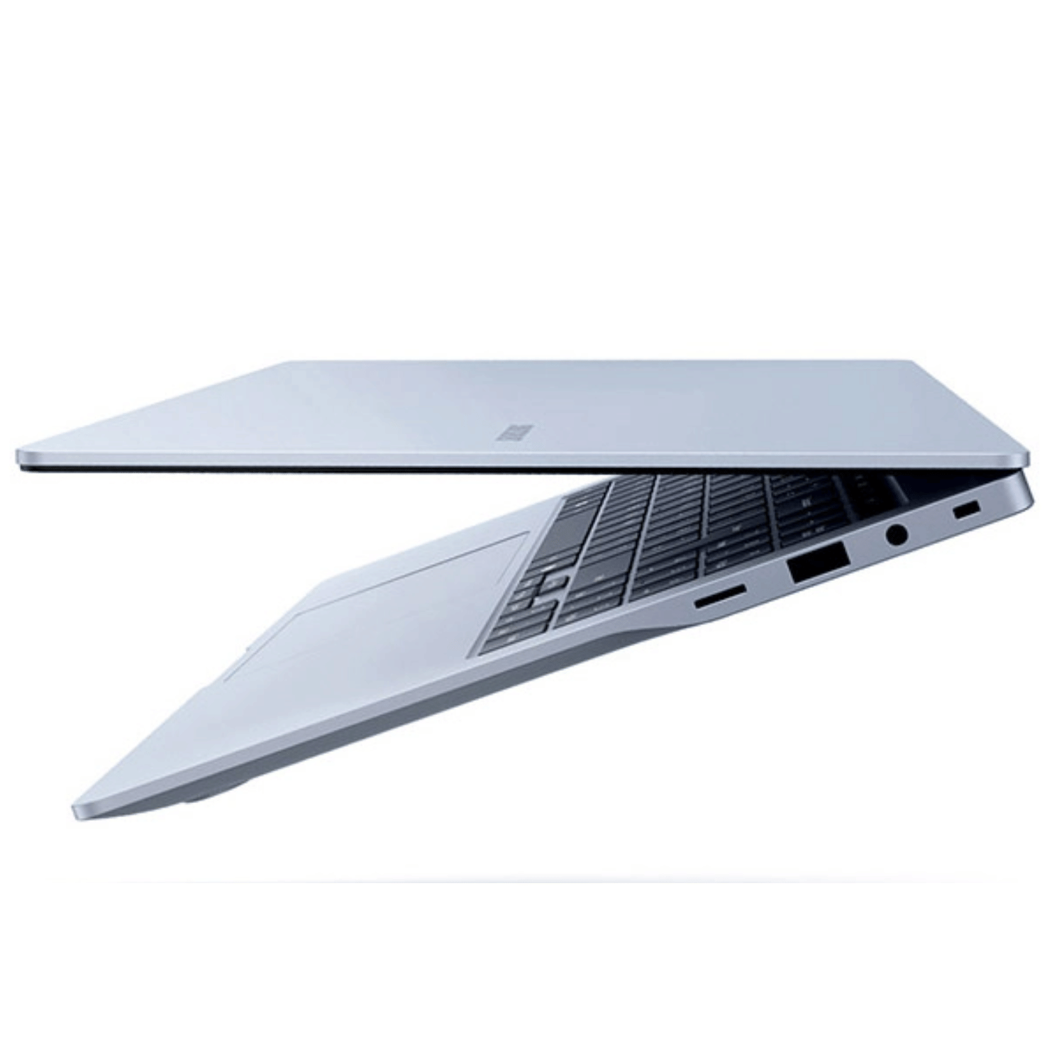 Samsung Galaxy Book4 Edge Series NP750XQB (Snapdragon(R) X-X126100 - Qualcomm(R) Oryon(TM) CPU 15.6 Inch)- Refurbished_Lake Blue_Left Side_90169