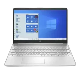 HP/Compaq HP 15 Series 15S-DU2002TU (Intel Core i3 10th Gen 15.6 Inch)- Refurbished_Silver_Front_61416