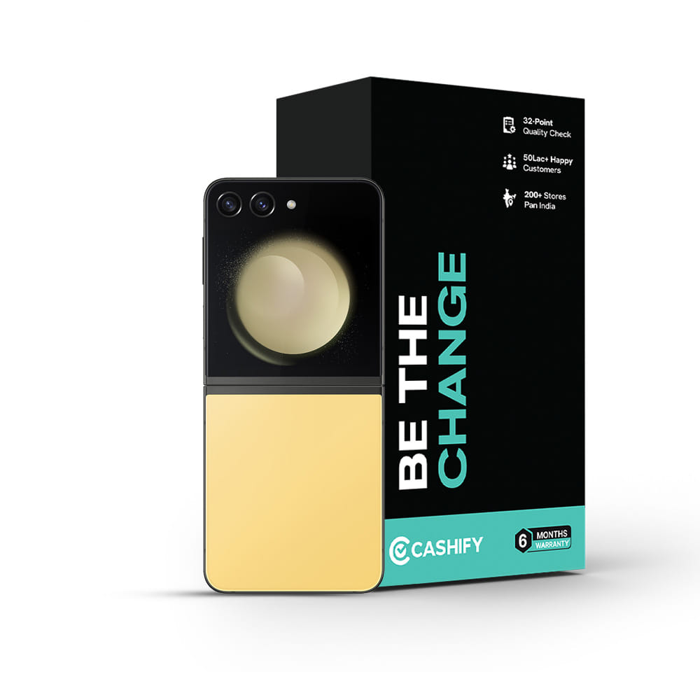 Samsung Galaxy Z Flip5 - Refurbished_Yellow_Phone With Box_56355