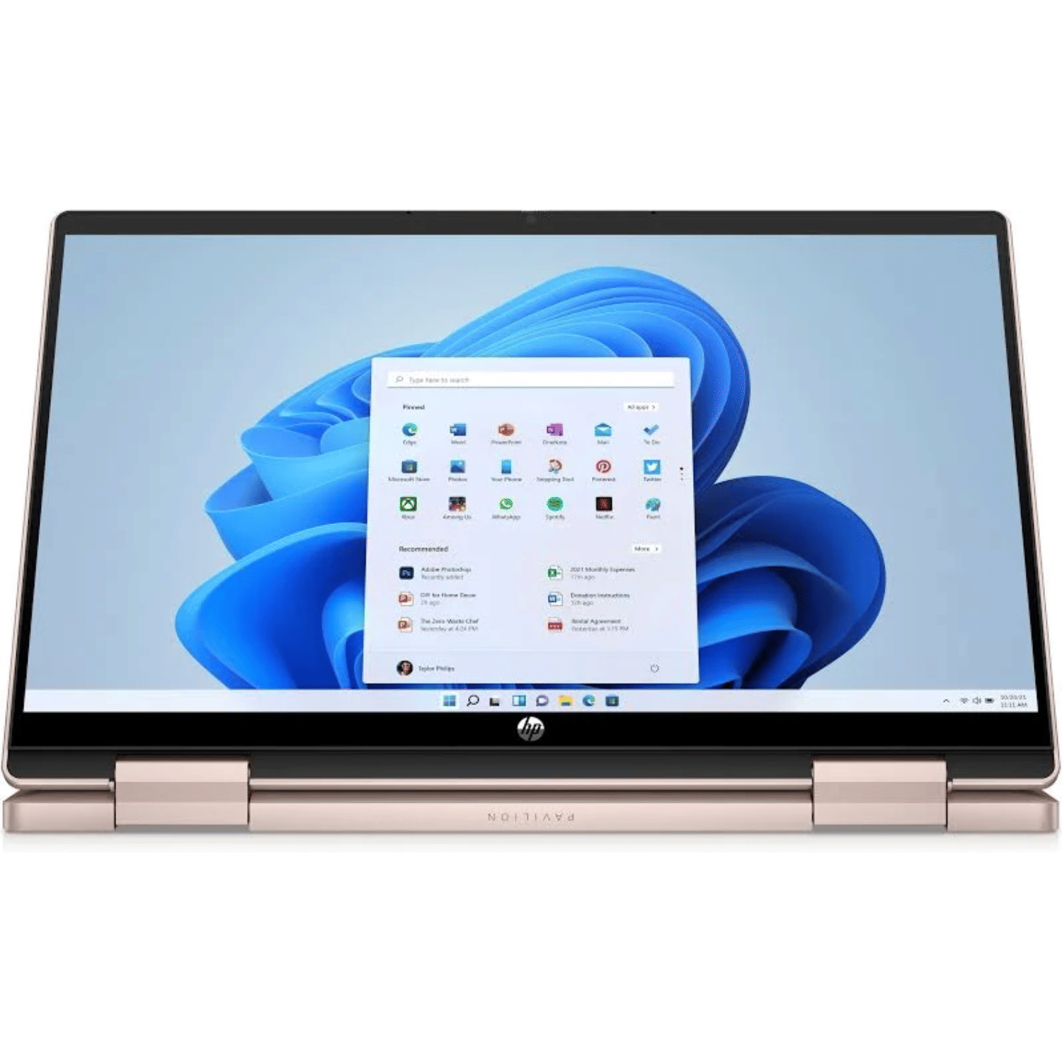 HP/Compaq Pavilion Series X360 2-IN -1  Laptop 14-ek1009TU Touch Screen (Intel Core i5 13th Gen 14 Inch)- Refurbished_Gold_Top_114391
