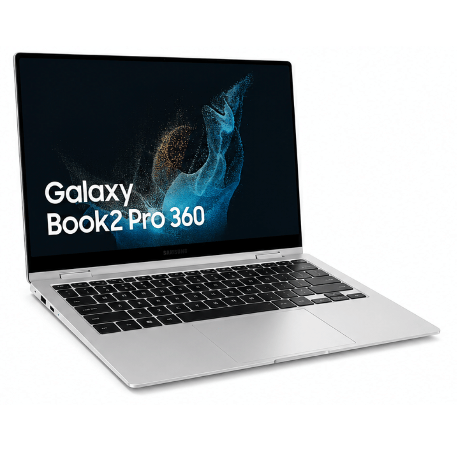 Samsung Galaxy Book2 Pro 360 Series NP930QED Touch Screen (Intel Core i7 12th Gen 13.3 Inch)- Refurbished_Silver_Front_124499