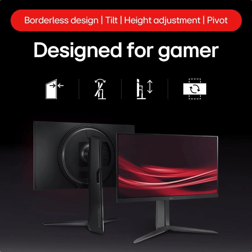 LG Ultragear 24GS65F 24 Inch 180 Hz Full HD IPS Monitor - Unboxed_Black_Preview_64863