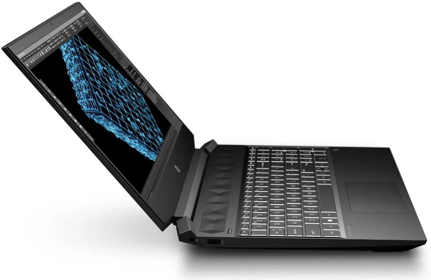 HP/Compaq Pavilion Gaming Series 15 EC1025AX (AMD Ryzen5 4000H Series 15.6 Inch)- Refurbished_Black_Right Side_89116