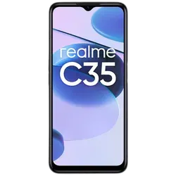 Refurbished Realme C35 Glowing Black Front
