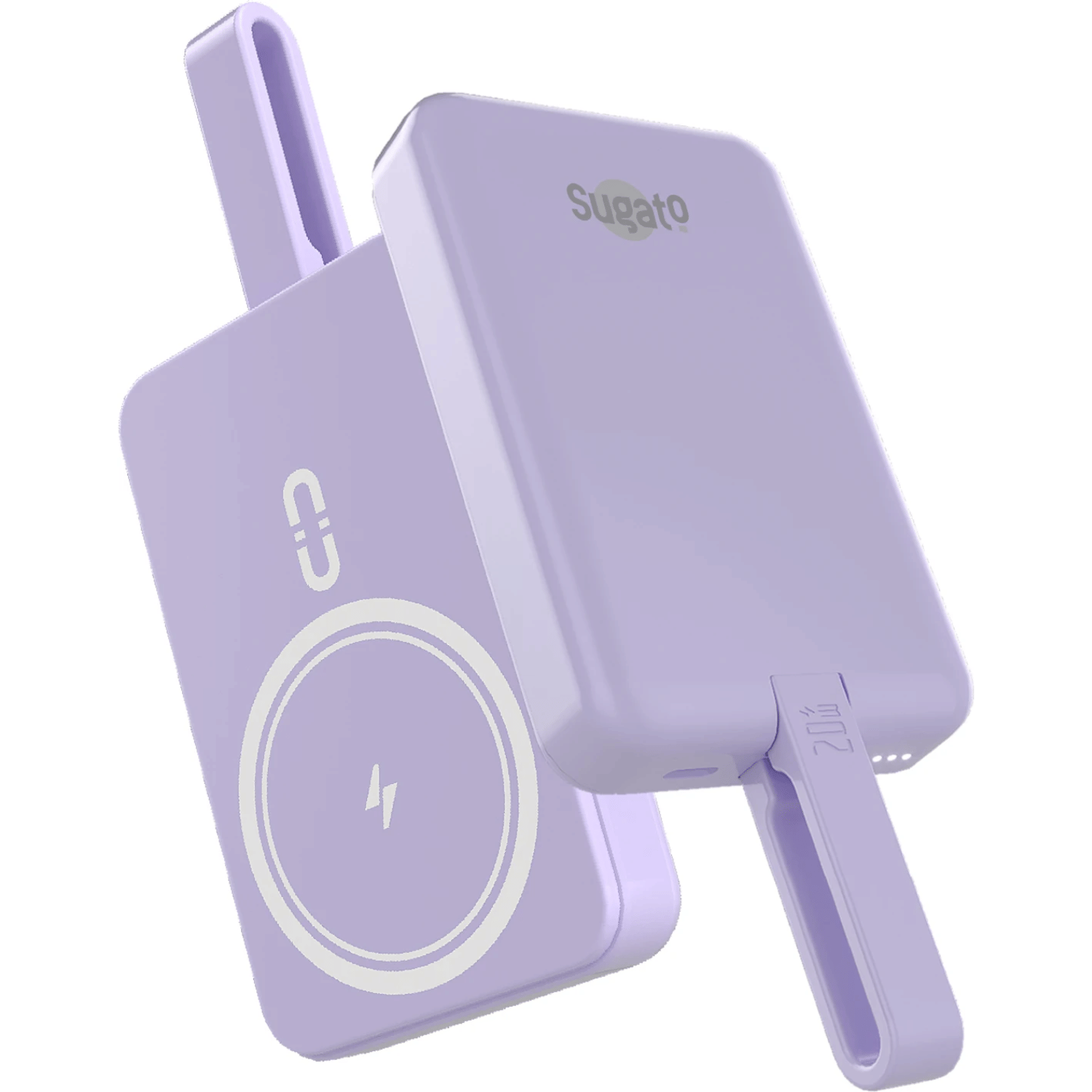 Sugato Hypercharger 10000 mAh - Powerbank - Blue_Maueve_Front_123838