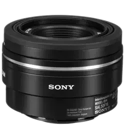 Sony 50 mm f/1.8 SAM DT Prime Lens  - Refurbished_Black_Front_123206
