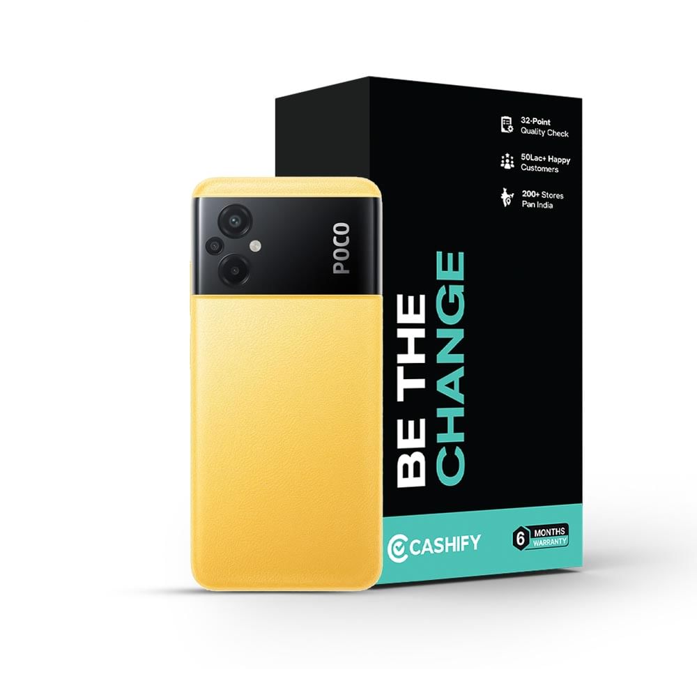 POCO M5 - Refurbished_Poco Yellow_Phone With Box_49623