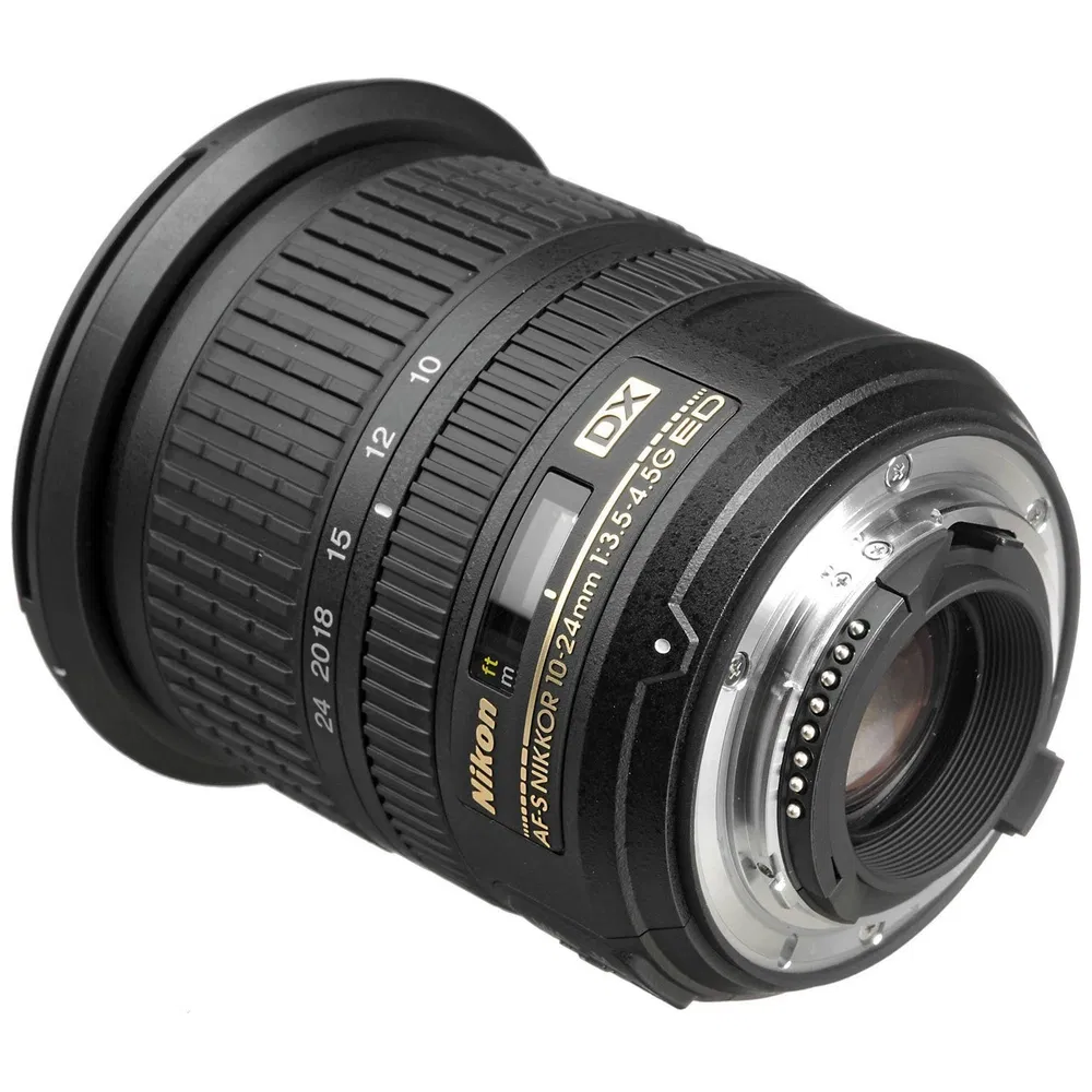 Nikon AF–S DX Nikkor 10–24mm F/3.5–4.5G ED Zoom Lens - Refurbished_Black_Right Side_124137