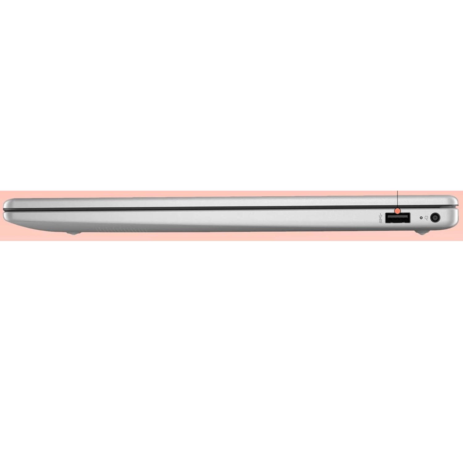 HP/Compaq HP 15 Series 15-fd0316tu (Intel Core i5 13th Gen 15.6 Inch)- Refurbished_Silver_Right Side_112782