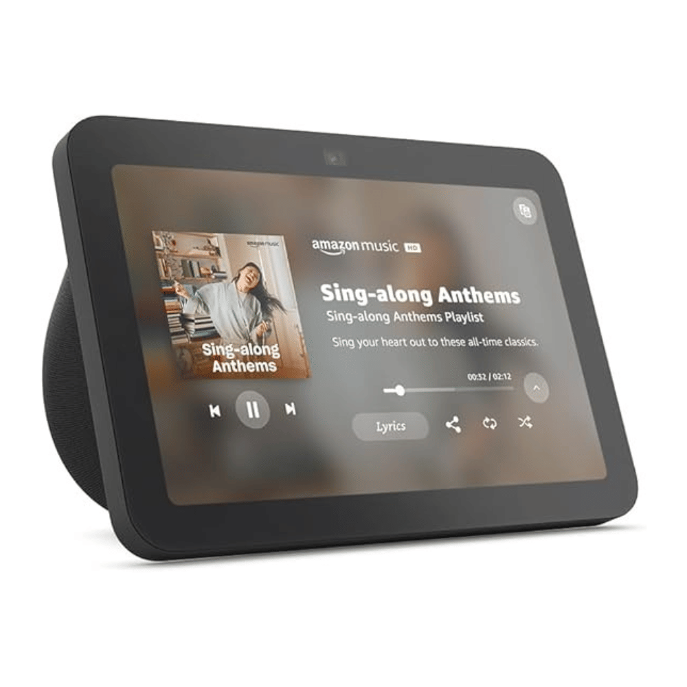 Amazon Echo Show 8 (2nd Gen) with 8" HD screen and Alexa - Refurbished Superb - Black_Black_Front_63686