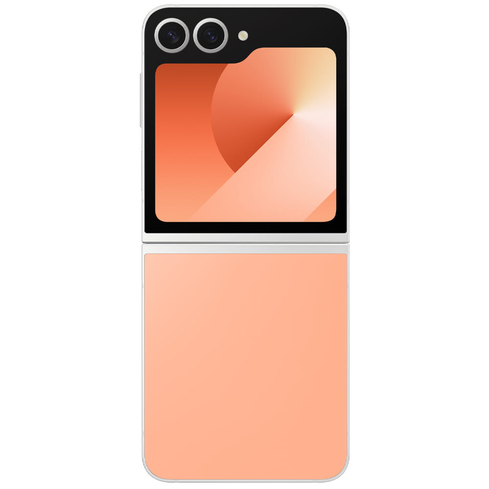 Samsung Galaxy Z Flip6 5G - Refurbished_Peach_Back_51859