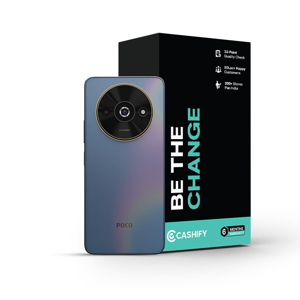 POCO C61 - Refurbished_Ethereal Blue_Phone With Box_52174