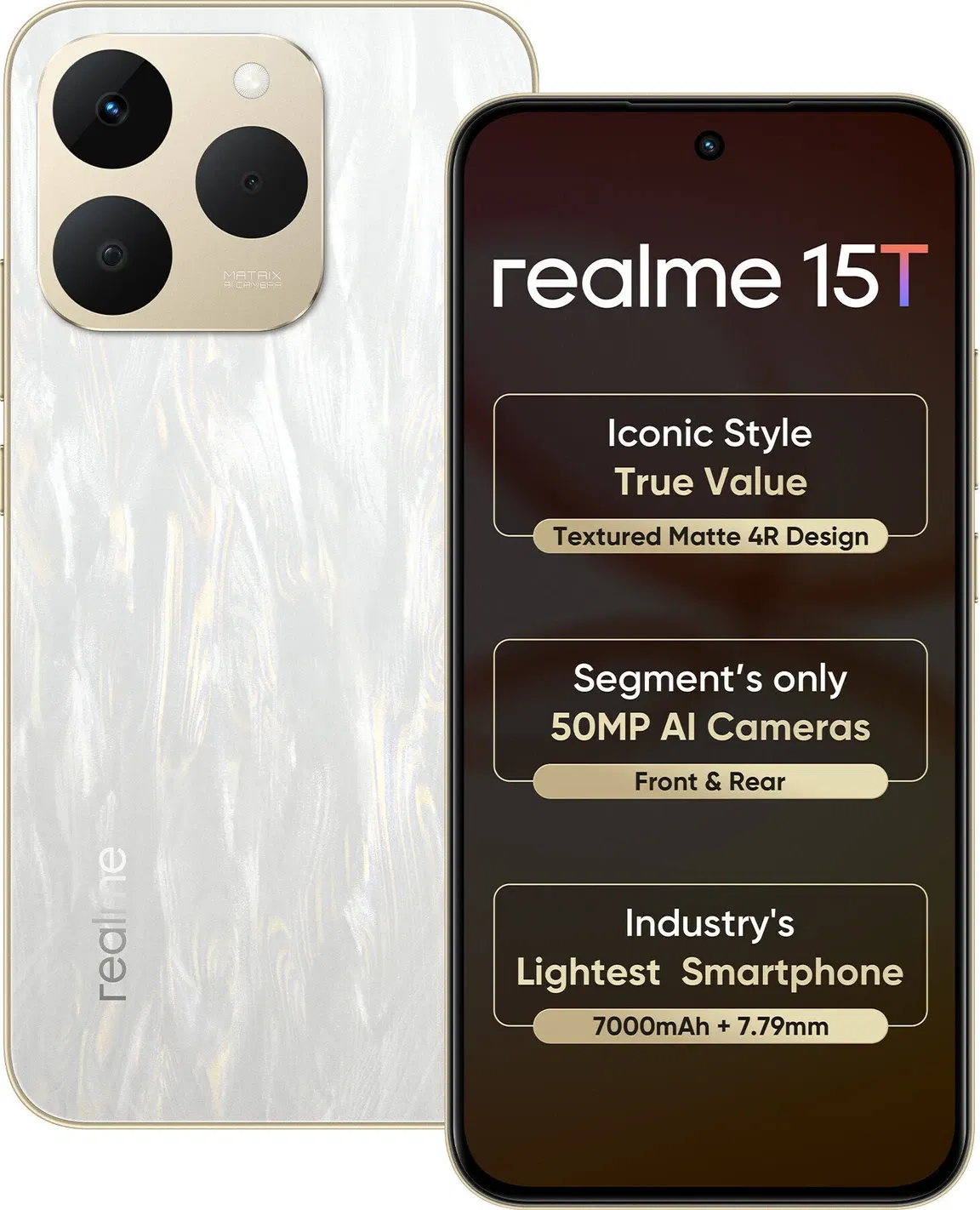 Realme 15T 5G - Refurbished_Flowing Silver_Top_89884