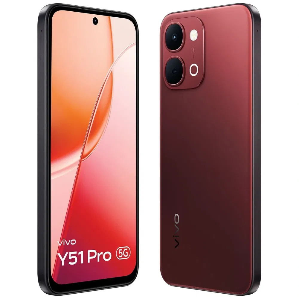 Vivo Y51 Pro 5G - Refurbished_Festive Red_Left Side_125808