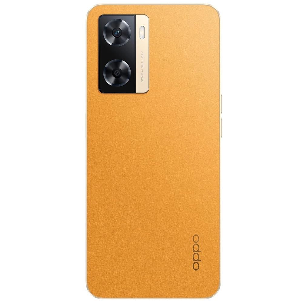 OPPO A77 2022 - Refurbished_Sunset Orange_Back_46700